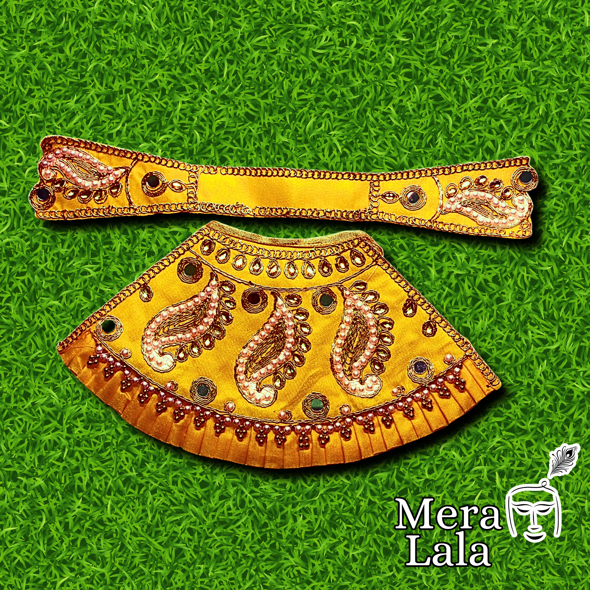 Buy Mataji Dress | Designer Goddess Poshak for Home Temple – MeraLala.in