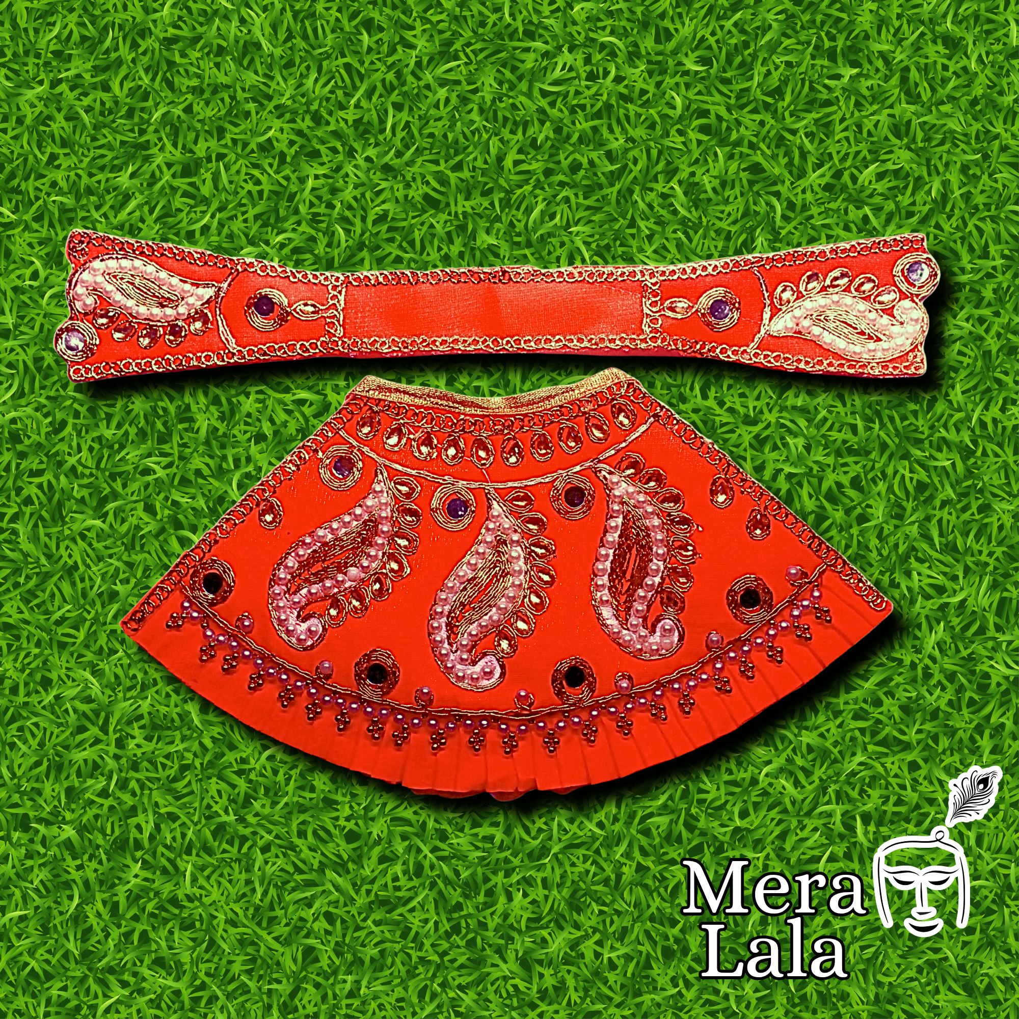 Buy Mataji Dress | Designer Goddess Poshak for Home Temple – MeraLala.in
