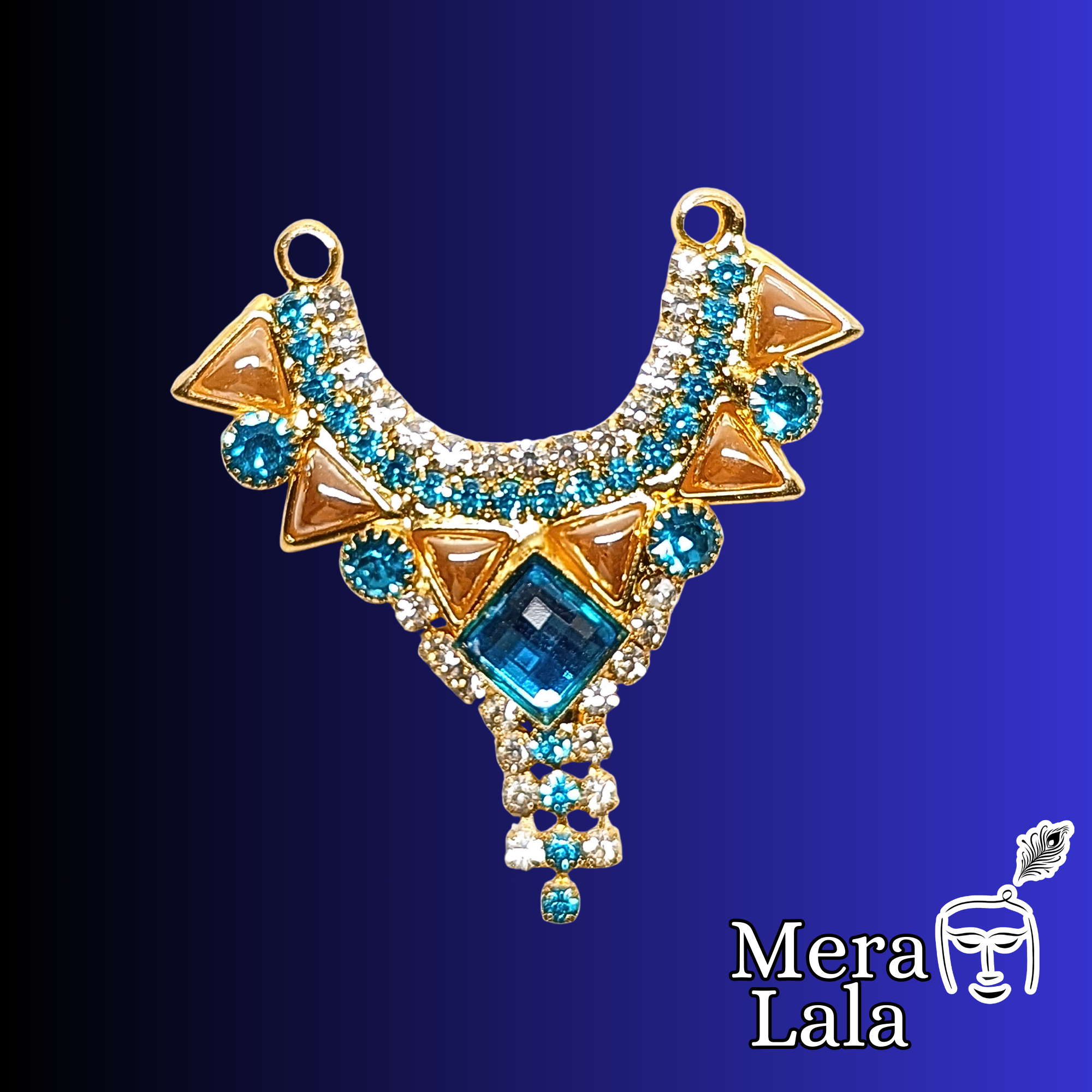 Laddu Gopal Mala with dori| Krishna Dress and accessories for Bal Gopal | (Size-1,2)