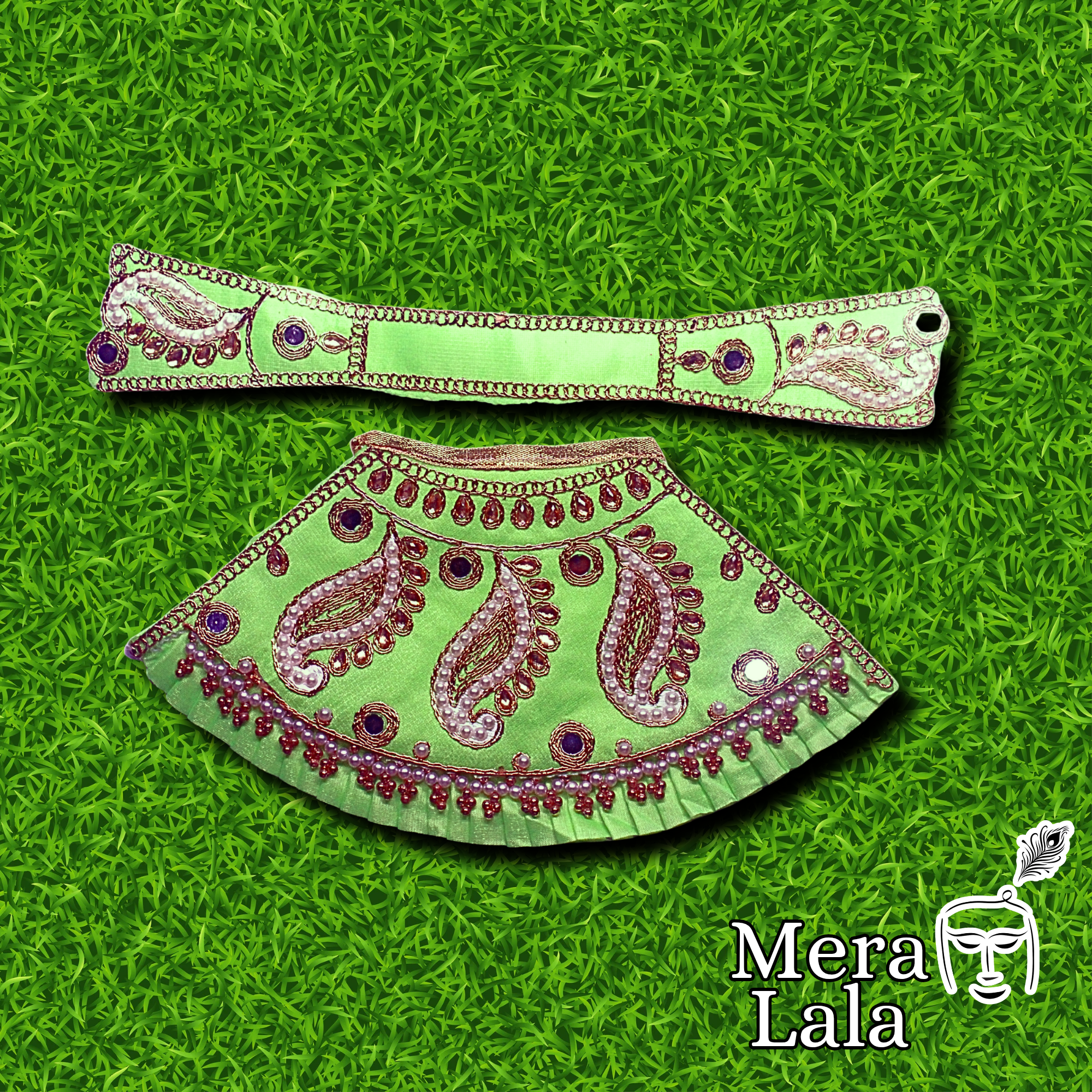Buy Mataji Dress | Designer Goddess Poshak for Home Temple – MeraLala.in
