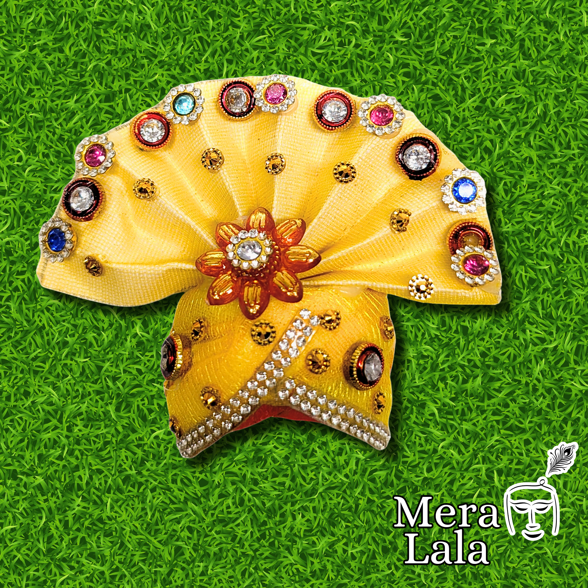 Laddu Gopal Pagdi | Krishna Dress for Bal Gopal | Size 0-6