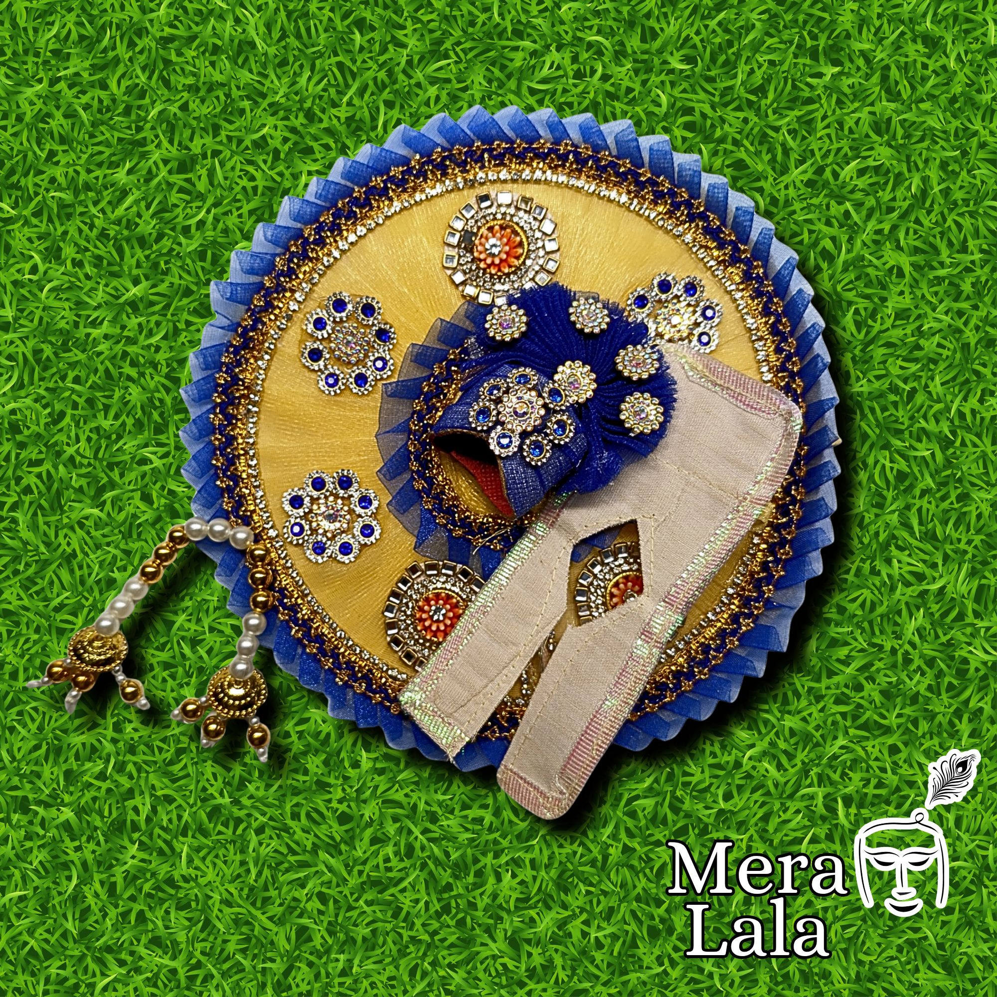 3 piece set - Laddu Gopal Poshak | Krishna Dress for Bal Gopal | Size 2,4