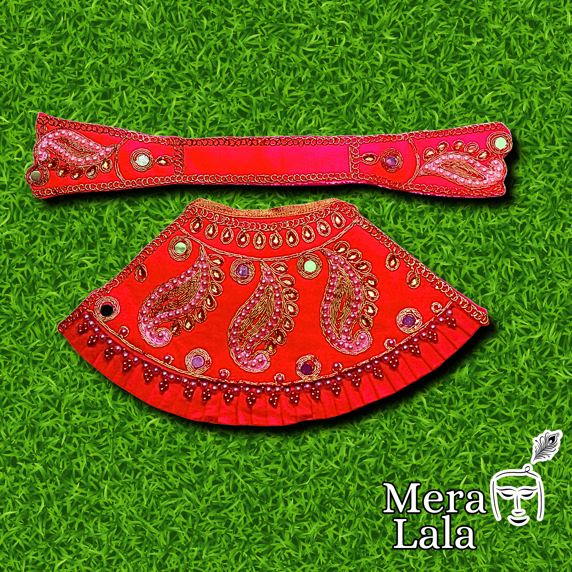 Buy Mataji Dress | Designer Goddess Poshak for Home Temple – MeraLala.in