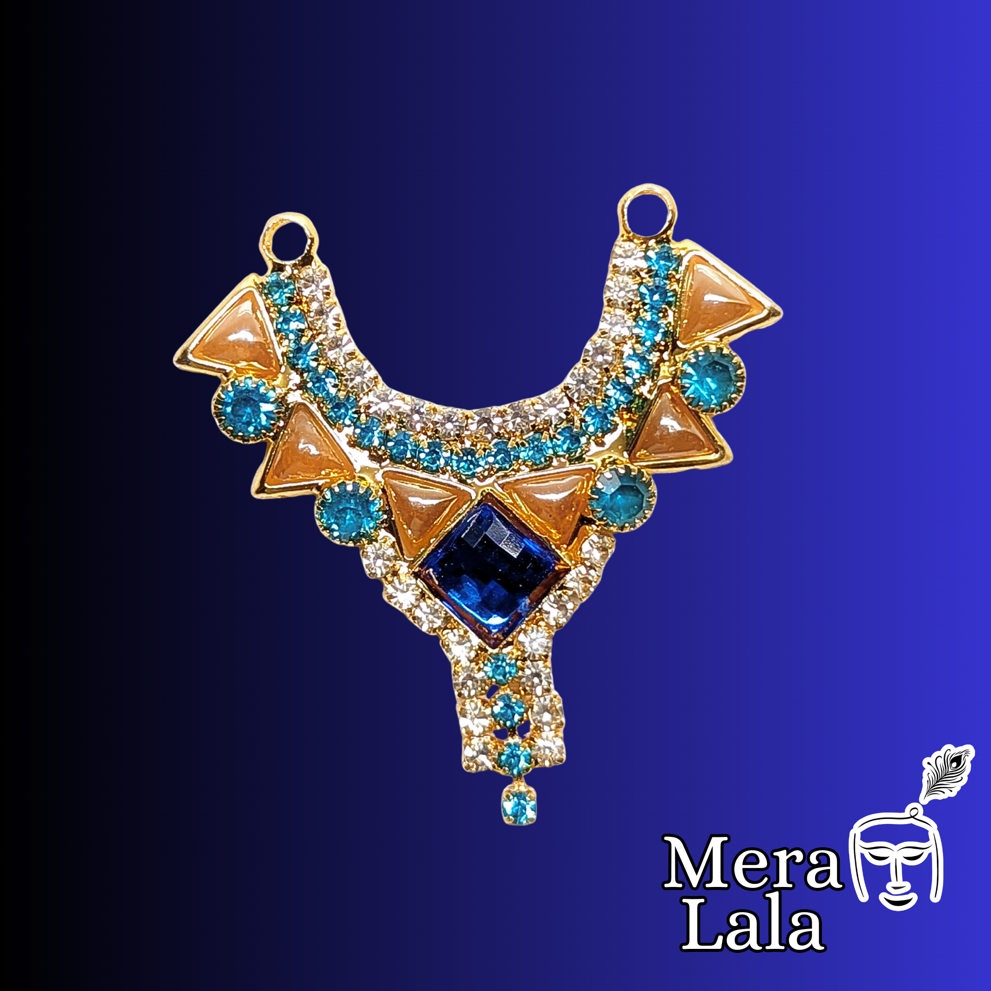 Laddu Gopal Mala with dori| Krishna Dress and accessories for Bal Gopal | (Size-1,2)