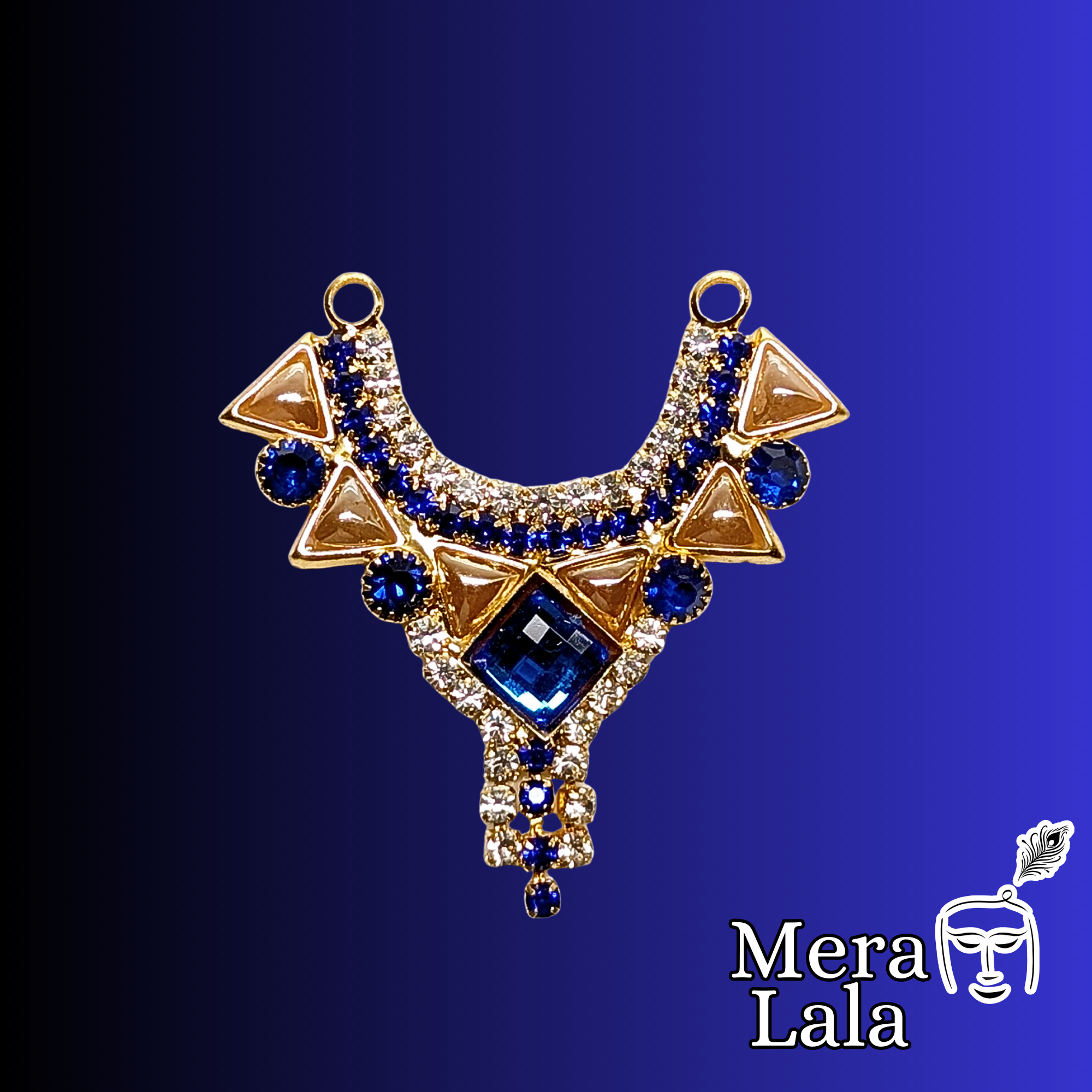 Laddu Gopal Mala with dori| Krishna Dress and accessories for Bal Gopal | (Size-1,2)