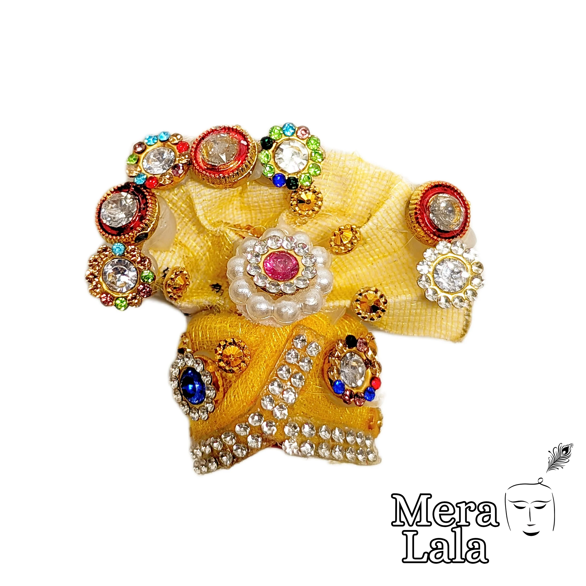 Laddu Gopal Pagdi | Krishna Dress for Bal Gopal | Size 0