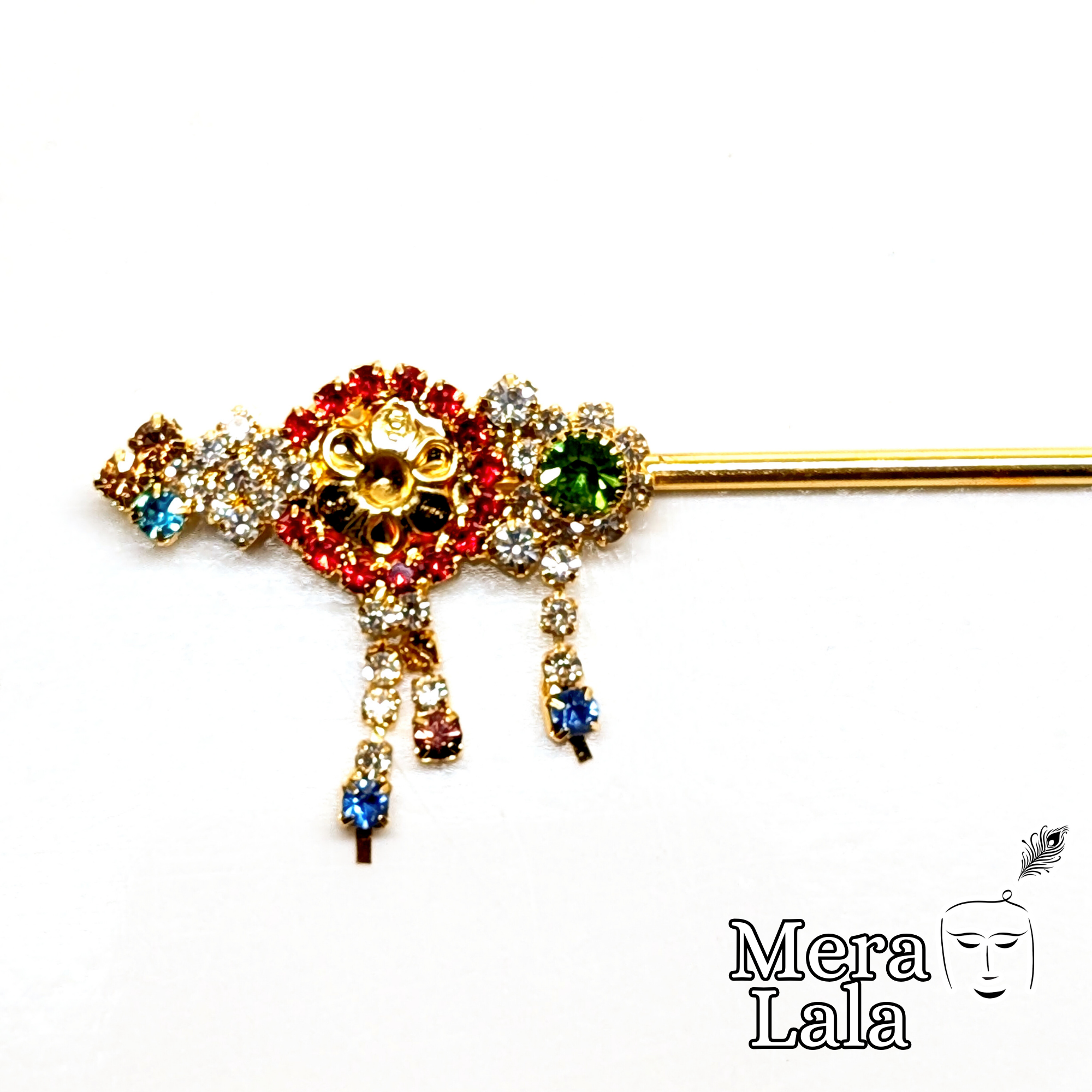 (Copy) Laddu Gopal bansuri | Krishna bansari for Bal Gopal(Size -2)