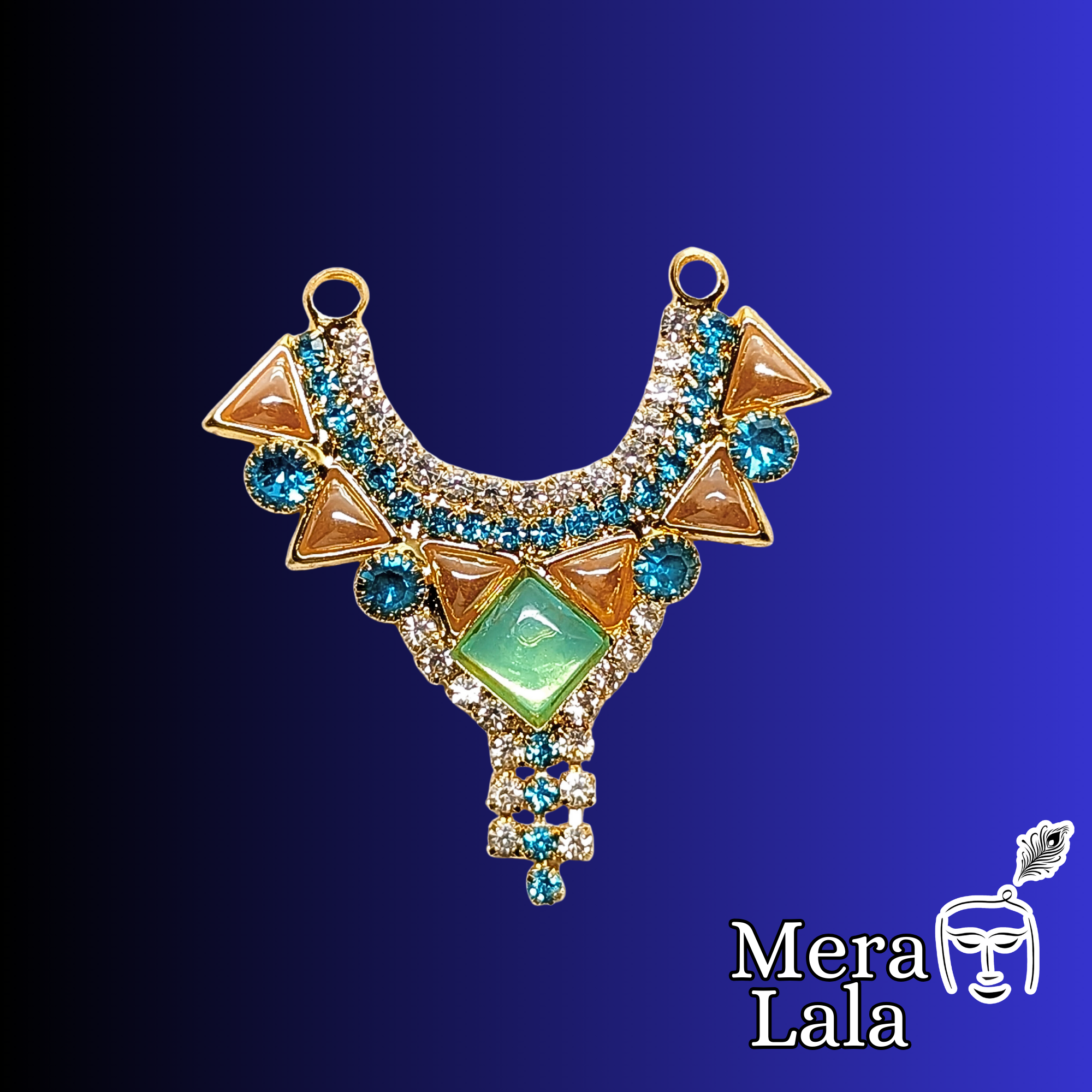 Laddu Gopal Mala with dori| Krishna Dress and accessories for Bal Gopal | (Size-1,2)
