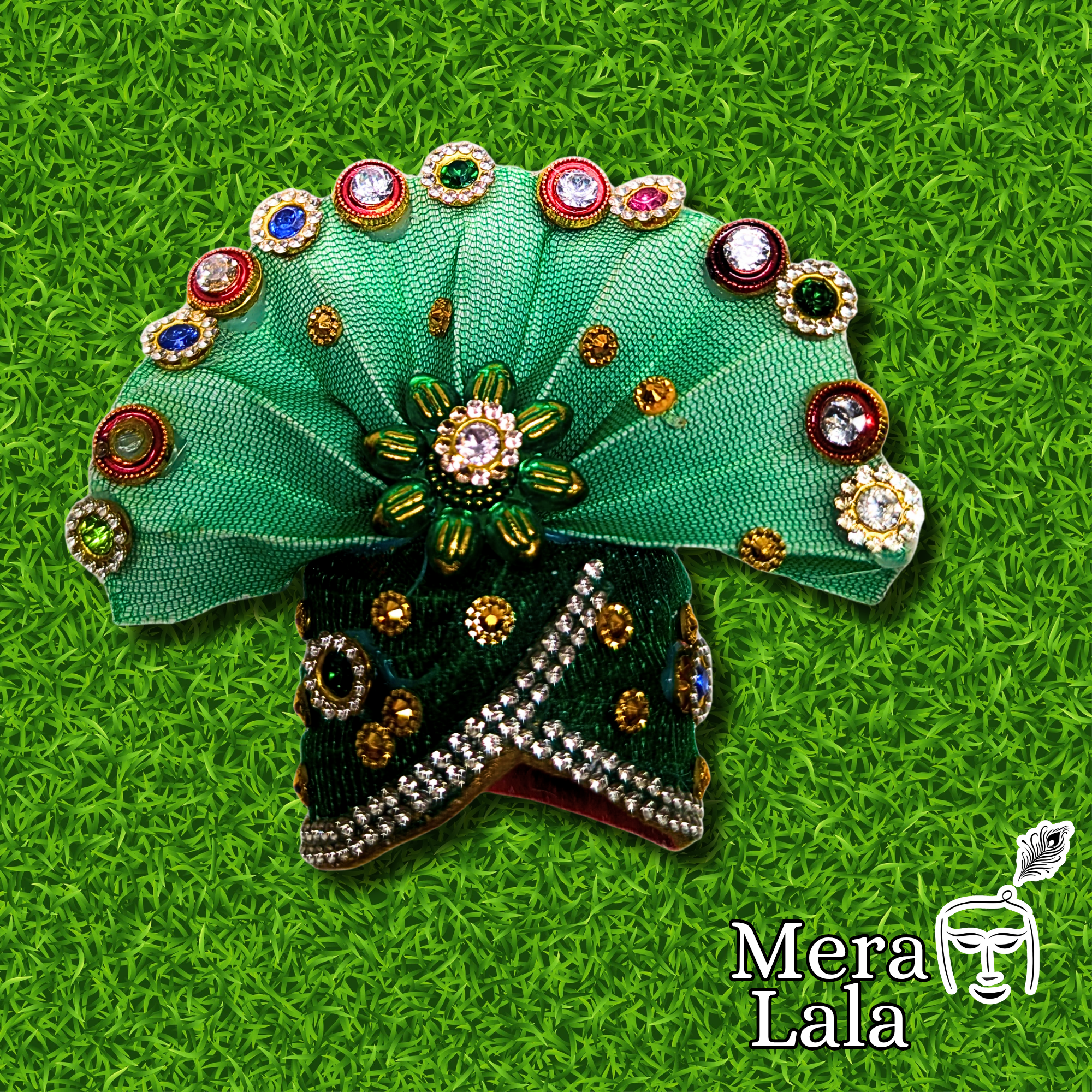 Laddu Gopal Pagdi | Krishna Dress for Bal Gopal | Size 0-6